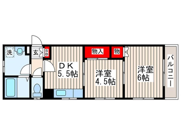 豊玉屋ビルの物件間取画像